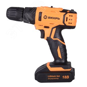 Дрель-шуруповерт аккумуляторная ударная ДА-18Л-2кУ (2,0 А/ч) 2