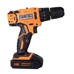 Дрель-шуруповерт аккумуляторная ударная ДА-18Л-2кУ (2,0 А/ч) 4