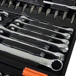 Набор инструментов, 1/2'' , 1/4'' , CrV, в кейсе 82 предм'' 4