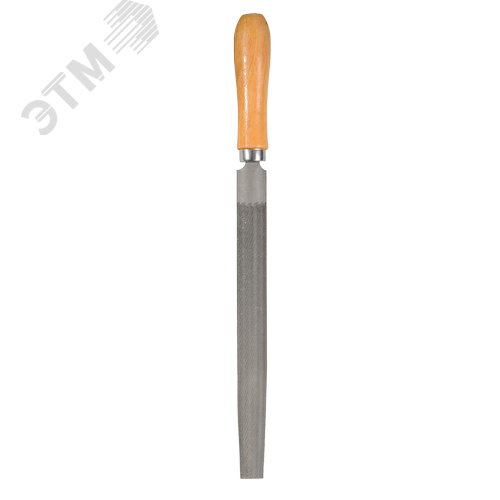 Напильник 200 мм полукруглый деревянная рукоятка 3