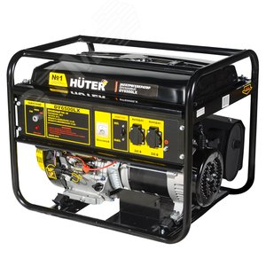 Генератор бензиновый DY6500LX с колёсами и аккумулятором 2