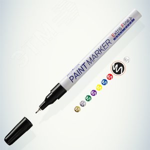 Маркер-краска MunHwa PAINT MARKER EXTRA FINE, черный 1мм (EFPM-01) | Б0048237 | ЭРА (Энергия света) - ЭРА (Энергия света)