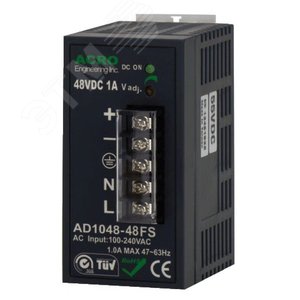 Блок питания на DIN-рейку (AD1048-48FS) - NSGate
