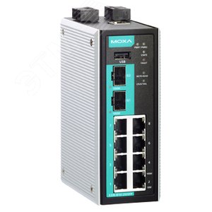 Маршрутизатор MOXA EDR-810-2GSFP ustrial Secure Router Switch with 8 10/100BaseT(X) ports 2 1000BaseSFP slots 1WAN Firewall/NAT (EDR-810-2GSFP) - MOXA