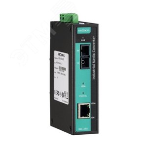 Медиаконвертер IMC-21A-S-SC 10/100BaseT(X) to     100BaseFX media converter, single mode, SC (IMC-21A-S-SC 10/100BaseT(X)) - MOXA
