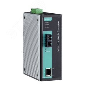 Медиаконвертер Ethernet 10/100BaseTX в 100BaseFX  (многомодовое оптоволокно) в металлическом        корпусе. Взрывозащищенное исполнение. (IMC-101-M-SC-IEX) - MOXA