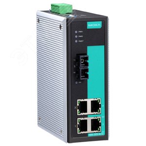 Коммутатор 4 x 10/100BaseTX, 1 x 100BaseFX        (многомодовое оптоволокно) - MOXA