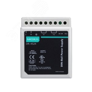 Источник питания AC-DC 45W 24V (DR-4524/MW/LPF) (DR-4524) - MOXA