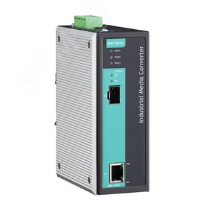 Медиаконвертер Gigabit Ethernet 10/100/1000BaseTX в 1000BaseSX/LX/LHX/ZX с расширенным диапазоном   температур (IMC-101G-T) - MOXA