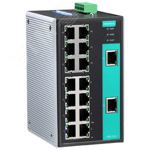 Коммутатор 16 x 10/100BaseTX, с расширенным       диапазоном температур (EDS-316-T) - MOXA