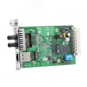 Бескорпусной медиаконвертер Ethernet              10/100BaseT(X) в 100BaseFX (многомодовое          оптоволокно, разъем ST) без корпуса, для шасси    TRC-190/2190 Moxa CSM-200-1213 (CSM-200-1213) - MOXA