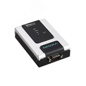 1-портовый преобразователь RS-232/422/485 в       Ethernet с расширенным набором функций (NPort 6150) - MOXA