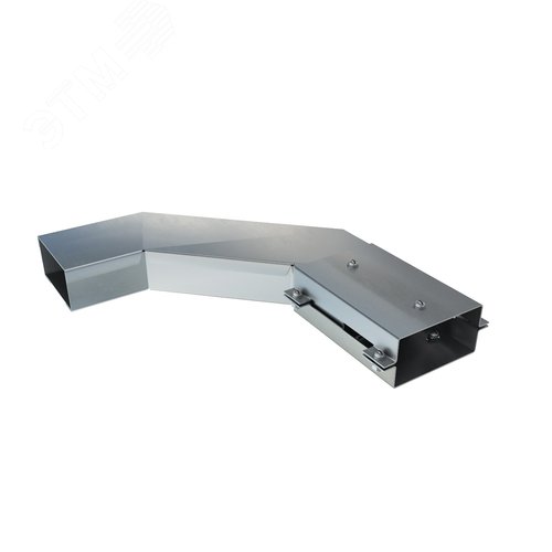 Короб горизонтальный для поворота трассы на 90 У1109 100х100-90 УТ1,5 горячее цинкование S1,5