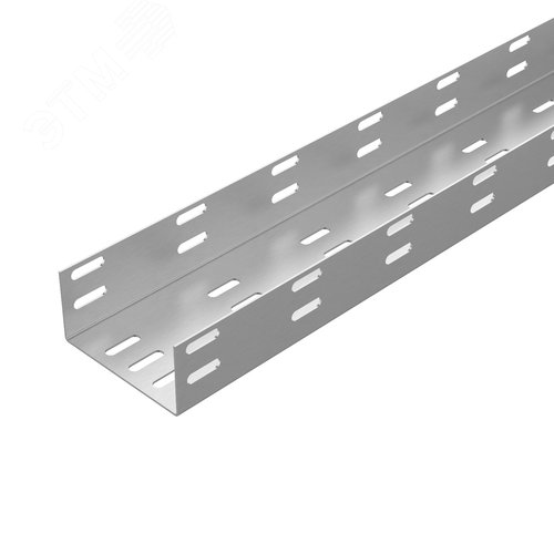 Лоток перфорированный ЛМ 400х100х2000 УТ1,5, оцинкованный лист S1,0