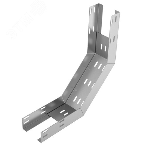 Лоток перфорированный КП 600х150-90 У3 поворот вверх на 90 окрашенный S1,5