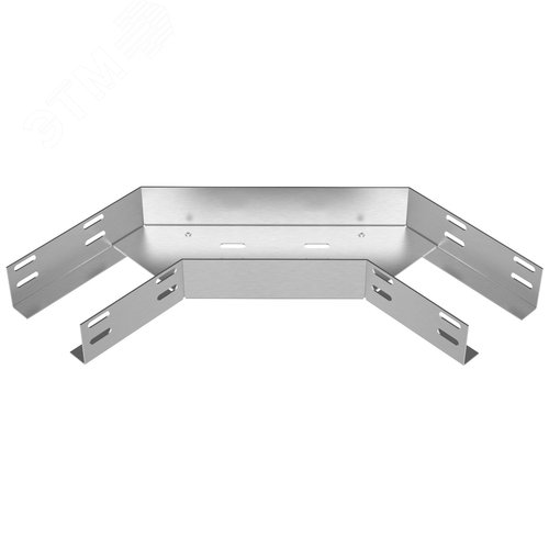 Лоток угловой перфорированный КГ 200х50-90 У3 поворот на 90 окрашенный S1,5