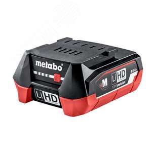 Аккумулятор LiHD 12 В, 4.0 А*ч 625349000 - Metabo