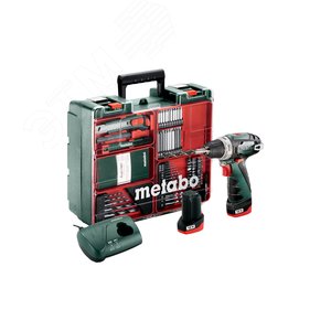 Дрель-шуруповерт аккумуляторный PowerMaxx BS Basic Set600080880 - NO NAME