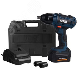 Гайковерт ударный аккумуляторный CDM1127 18В 380Нм 4.0 Ач 1 аккумулятор Li-ion кейс (CDM1127) - FERM