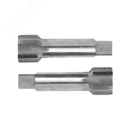Метчик G1 1/2'' машинно-ручной комплект 2 шт., марка стали - Р6М5 - Hortz