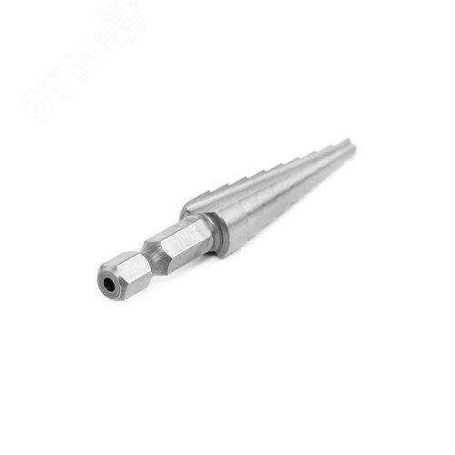Сверло ступенчатое 4-12 ст.9  (dхв=6,3, Р6М5) (4,5,6,7,8,9,10,11,12) - фото 2