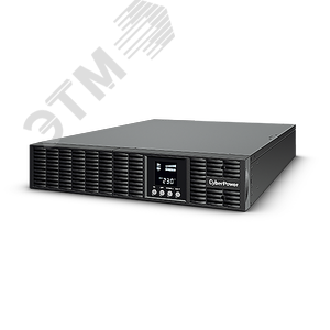 Источник бесперебойного питания Rackmount, Online,3000VA/2700W, 8 IEC-320 С13, 1 IEC C19 розеток, USB&Serial, RJ11/RJ45, SNMPslot, LCD дисплей, Black - CyberPower