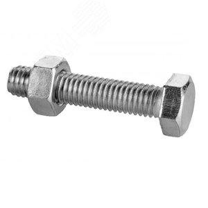 Болт M20-6gх100.88.40Х ГОСТ 7798-70 с 1й гайкой   М20-6Н.8.40Х ГОСТ 5915-70 - РаСвет