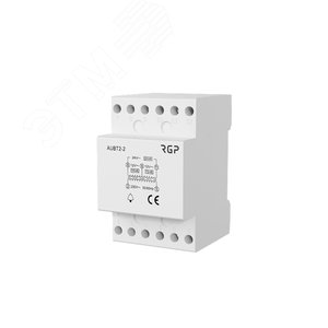 Трансформатор звонковый модульный (220-24VAC, 30Вт) - RGP, артикул AUBT 2-2