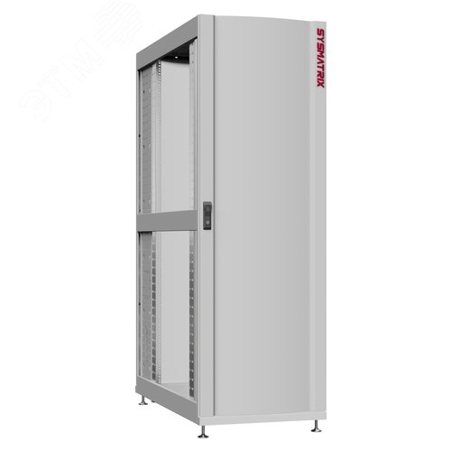 Шкаф серверный 45U 800х1070 передняя дверь: одностворчатая глухой металл IP51. задняя дверь: одностворчатая глухой металл IP51. боковые панели: без. цвет: серый RAL7035  - артикул NS 8145.7220