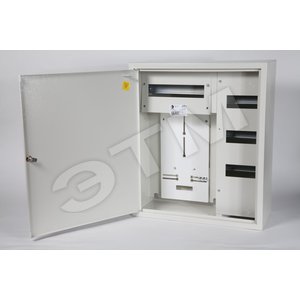 Щит учетно-распределительный навесной ЩУРн-3/30з IP31 с замком (NRL-30Z) - SABAJ
