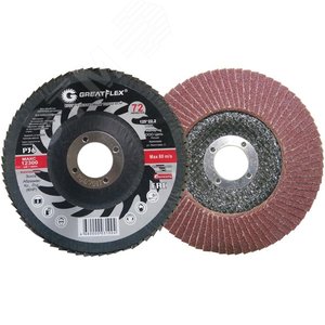 Круг лепестковый торцевой GREATFLEX (72 лепестка) 125x22.2 мм, Р60 - FIT