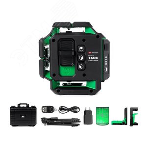 Уровень лазерный профессиональный LaserTANK 4-360 GREEN Ultimate Edition - ADA