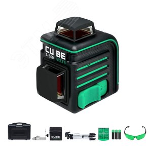 Уровень лазерный CUBE 2-360 Green Ultimate Edition - ADA