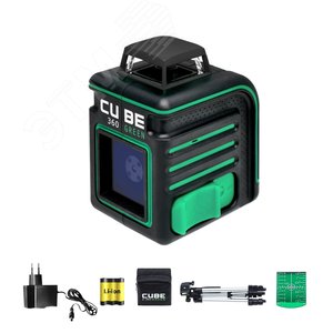 Уровень лазерный Cube 360 Green Professional Edition - ADA