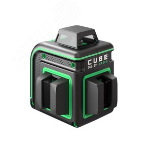 Уровень лазерный Cube 360-2V GREEN Professional Edition (А00571) - фото 3