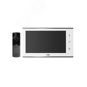 Комплект цветного видеодомофона (монитор -M2702MD и вызывная панель -D4003NG G) - CTV