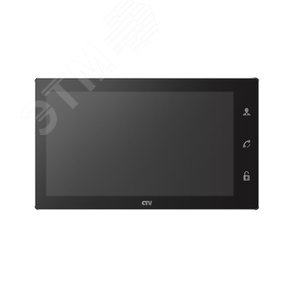 Монитор цветного видеодомофона 10? TFT IPS LCD (16:9) (CTV-M4102FHD B (чёрный)) - CTV