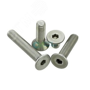 DIN 7991 Винт М12х50 8.8 ZN с потайной головой и внутренним шестигранником оцинкованный (12Х5088Ц7991) - ПроТек