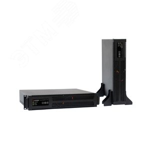 Источник бесперебойного питания Online Rack 300 ВA/225 Вт, 1Ф/1Ф, с АКБ, 1х12В/9Ач, IEC-320-C13 (3 шт.), EURO F-type с заземлением (1 шт.), з/у 1А, 2U - ШТИЛЬ, артикул 333194