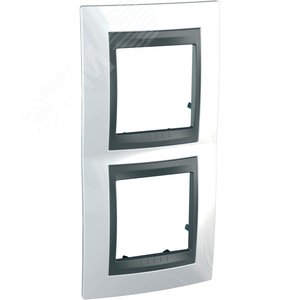 Unica TOP Нордик/Графит Рамка 2-ая вертикальная | MGU66.004V.292 | Schneider Electric - фото 3