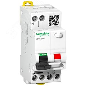 Устройство защиты от дугового пробоя iDPN N Arc 1P-N 16A С 6000A (A9FDB616) - Schneider Electric