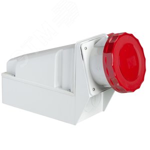Розетка настенная винтовая 63А 3P+E IP67 380В - фото 2