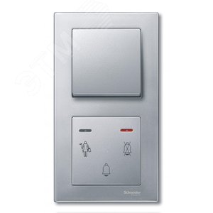 M-Plan Рамка 2 поста алюминий (MTN486260) 2