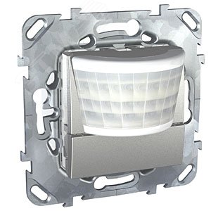 Unica TOP Алюминий Датчик движения ИК 8А (реле) 3-проводная схема подключения | MGU5.525.30ZD | Schneider Electric 4