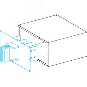 КАБЕЛЬНЫЙ КОРОБ ДЛЯ ПРИСОЕД. СЕКЦИИ Y510 | KTB0510BC01 | Schneider Electric 2