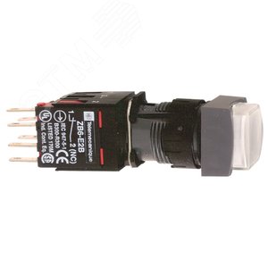 КНОПКА 16ММ 12-24В БЕЛАЯ С ПОДСВЕТКОЙ XB6CE1B5B | XB6CE1B5B | Schneider Electric - фото 2