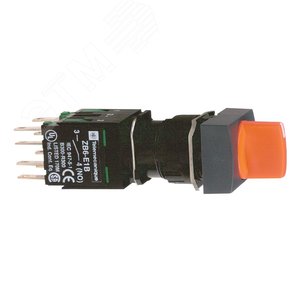 ПЕРЕКЛЮЧАТЕЛЬ 16ММ 2 ПОЗИЦИИ КВАДР. XB6DD221B | XB6DD221B | Schneider Electric - фото 4