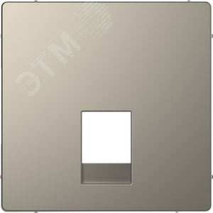 Накладка центральная D-Life для розетки двойной RJ11/RJ12 никель SD (MTN4215-6050)