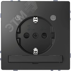 D-Life РОЗЕТКА 16А с з/к и LED модулем, АНТРАЦИТ , SD | MTN2304-6034 | Schneider Electric - фото 2