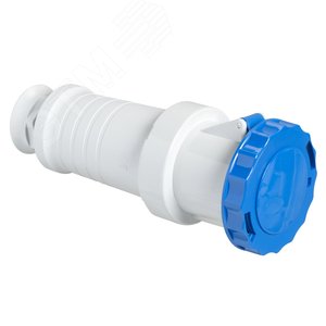 Розетка кабельная винтовые зажимы 63А 2P+E IP67 220В 2